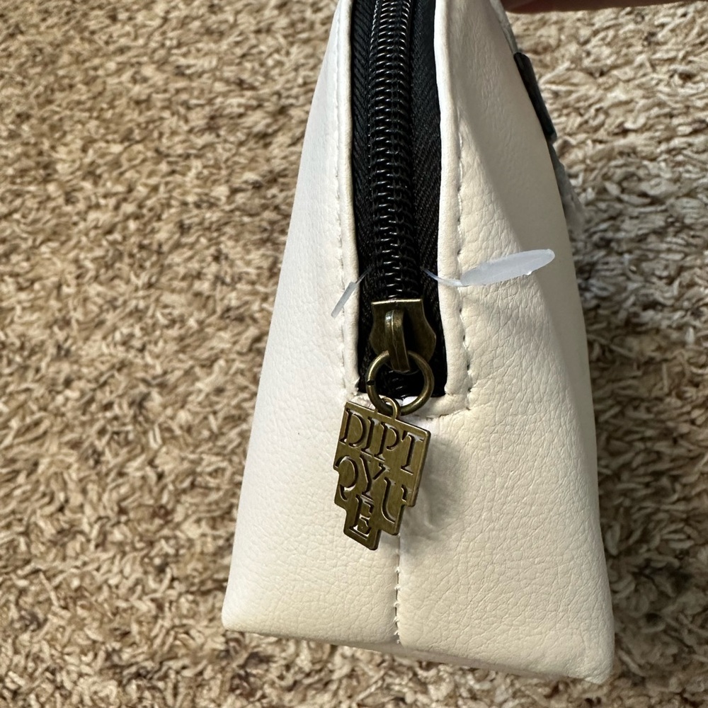 Qatar airways diptyque Cosmetic Pouch with Signature Brass Charm
